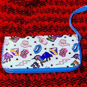 “Whateverrr” long wallet includes change pocket and card holders